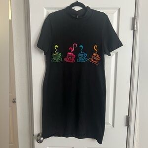 Michael Simon | Teacup Multicolor Knit Dress Sz L